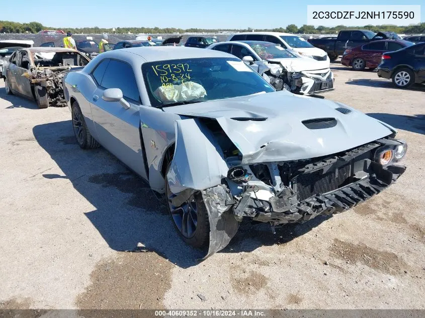 2022 Dodge Challenger R/T Scat Pack VIN: 2C3CDZFJ2NH175590 Lot: 40609352