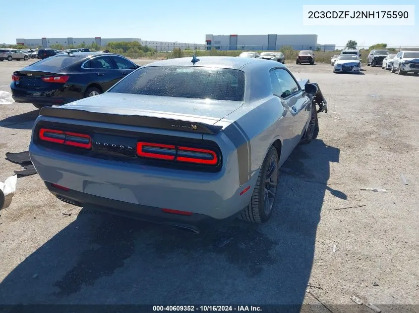 2022 Dodge Challenger R/T Scat Pack VIN: 2C3CDZFJ2NH175590 Lot: 40609352