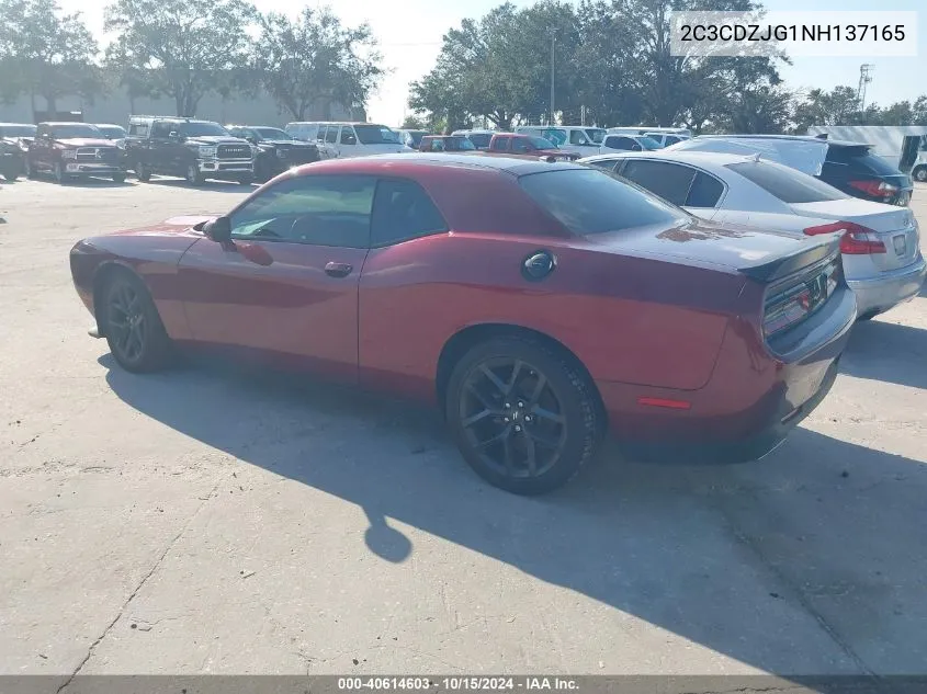 2022 Dodge Challenger Gt VIN: 2C3CDZJG1NH137165 Lot: 40614603