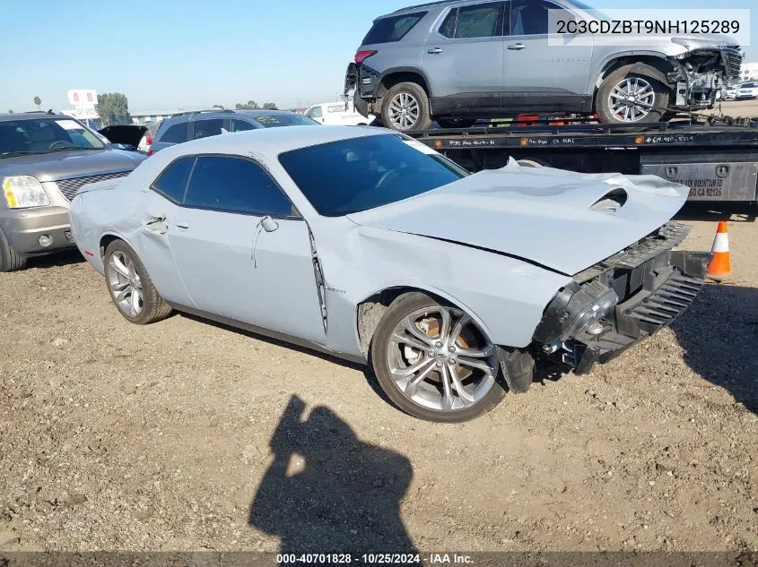 2022 Dodge Challenger R/T VIN: 2C3CDZBT9NH125289 Lot: 40701828