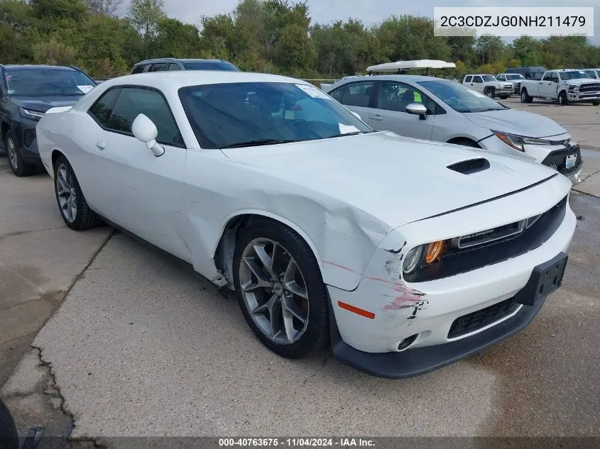 2022 Dodge Challenger Gt VIN: 2C3CDZJG0NH211479 Lot: 40763675