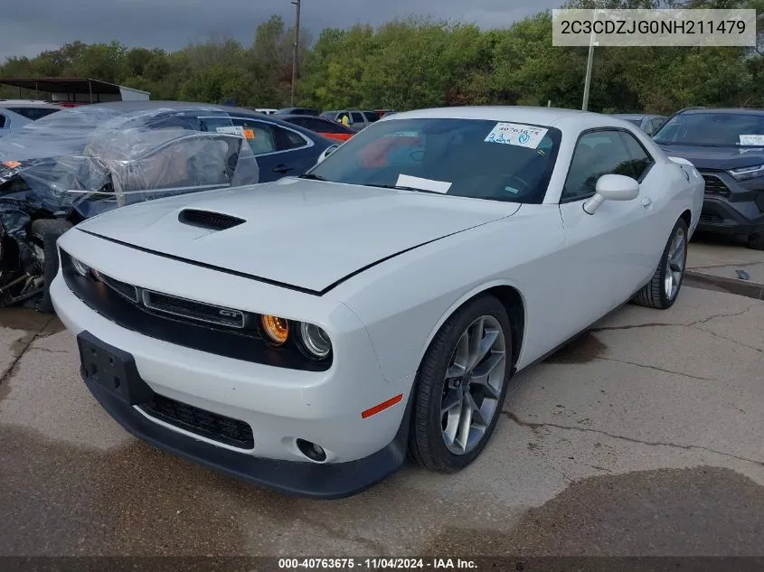 2022 Dodge Challenger Gt VIN: 2C3CDZJG0NH211479 Lot: 40763675