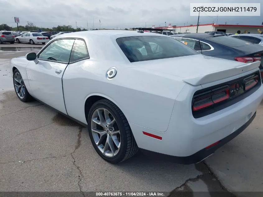 2022 Dodge Challenger Gt VIN: 2C3CDZJG0NH211479 Lot: 40763675