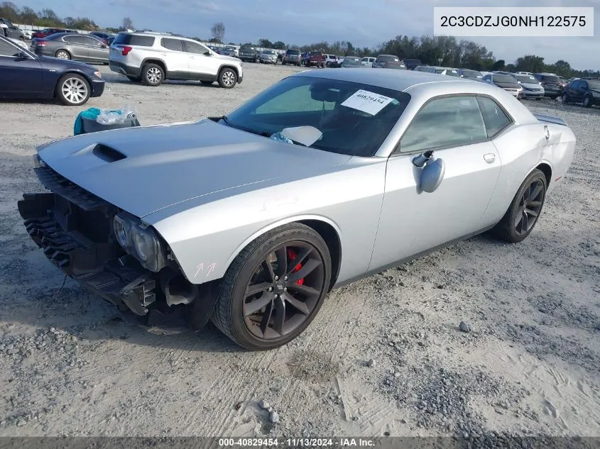 2022 Dodge Challenger Gt VIN: 2C3CDZJG0NH122575 Lot: 40829454