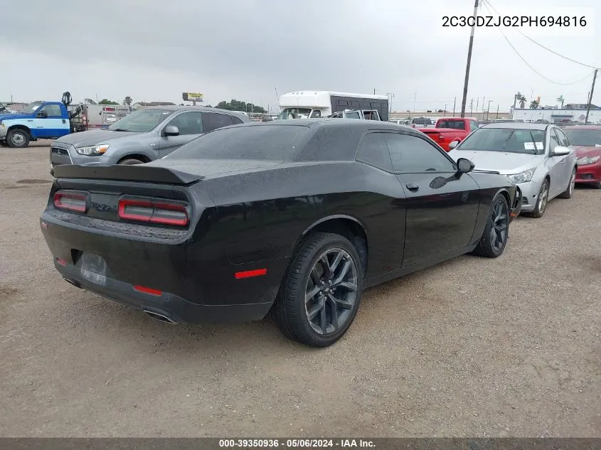 2023 Dodge Challenger Gt VIN: 2C3CDZJG2PH694816 Lot: 39350936