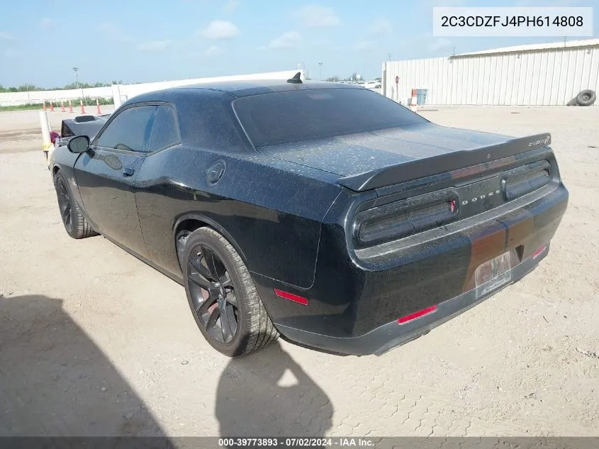 2023 Dodge Challenger R/T Scat Pack VIN: 2C3CDZFJ4PH614808 Lot: 39773893