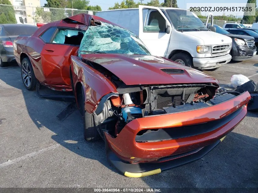 2023 Dodge Challenger Gt VIN: 2C3CDZJG9PH517535 Lot: 39840964