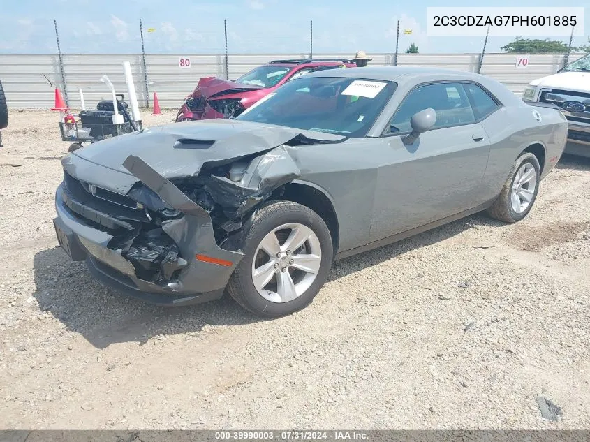 2023 Dodge Challenger Sxt VIN: 2C3CDZAG7PH601885 Lot: 39990003