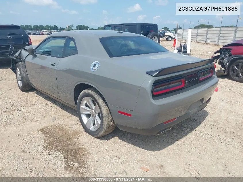 2023 Dodge Challenger Sxt VIN: 2C3CDZAG7PH601885 Lot: 39990003