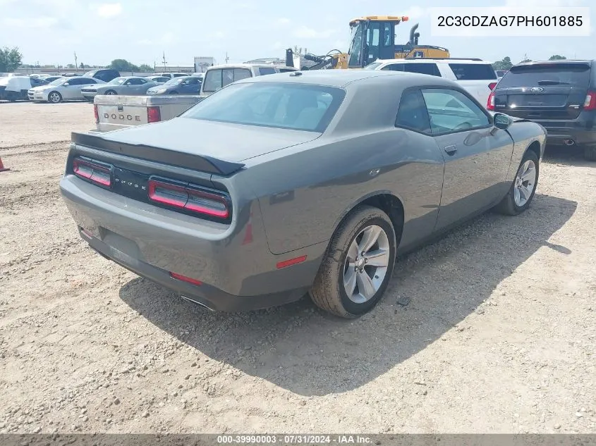 2023 Dodge Challenger Sxt VIN: 2C3CDZAG7PH601885 Lot: 39990003