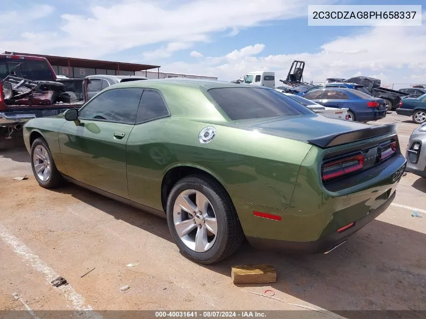 2C3CDZAG8PH658337 2023 Dodge Challenger Sxt