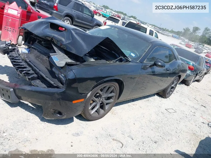 2023 Dodge Challenger Gt VIN: 2C3CDZJG6PH587235 Lot: 40043606