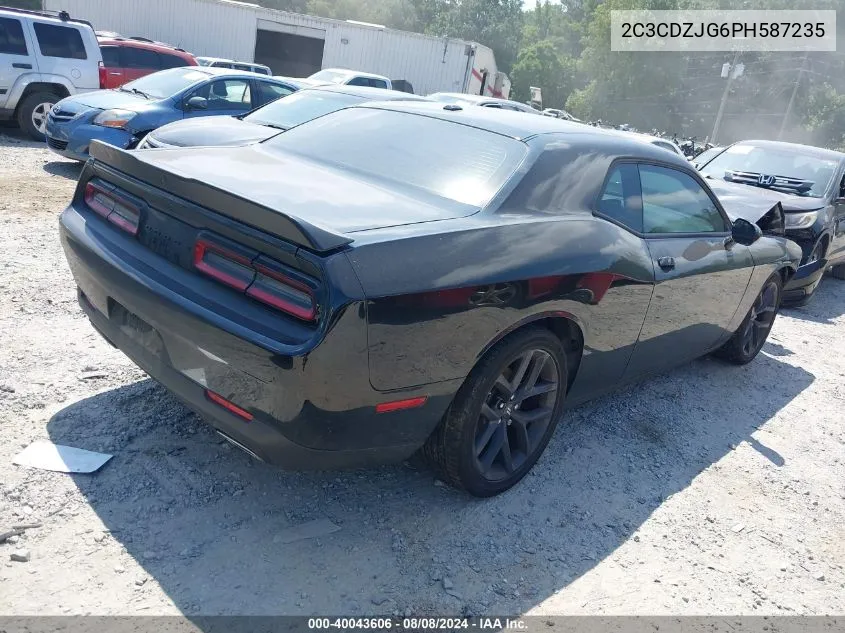 2023 Dodge Challenger Gt VIN: 2C3CDZJG6PH587235 Lot: 40043606