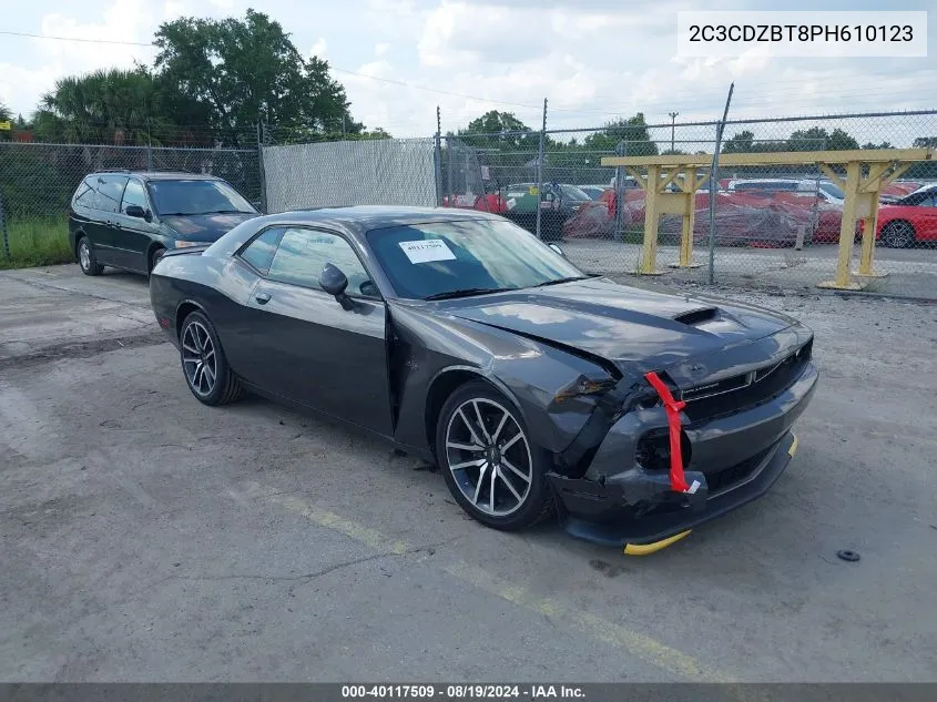 2023 Dodge Challenger R/T VIN: 2C3CDZBT8PH610123 Lot: 40117509