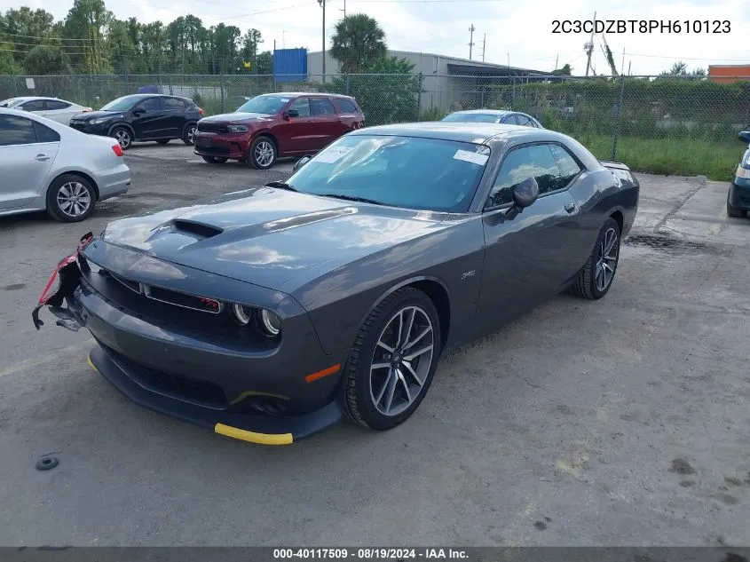 2023 Dodge Challenger R/T VIN: 2C3CDZBT8PH610123 Lot: 40117509