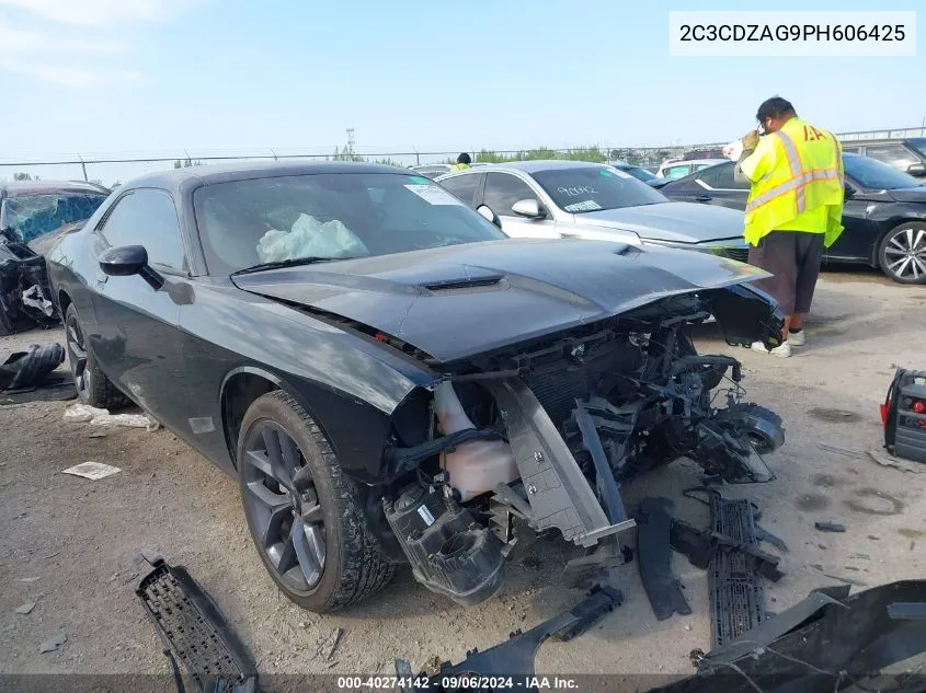 2023 Dodge Challenger Sxt VIN: 2C3CDZAG9PH606425 Lot: 40274142