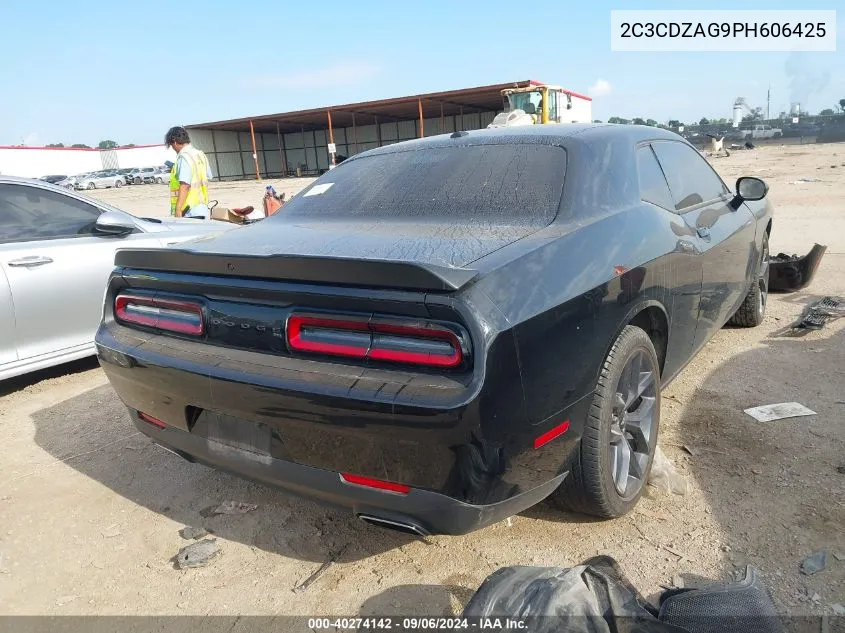 2023 Dodge Challenger Sxt VIN: 2C3CDZAG9PH606425 Lot: 40274142