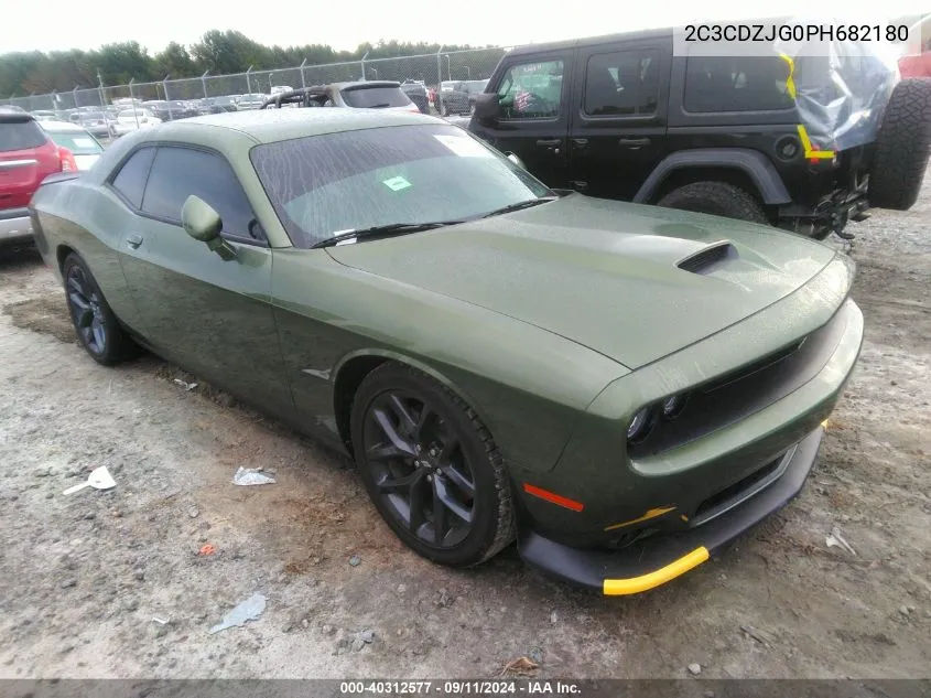 2C3CDZJG0PH682180 2023 Dodge Challenger Gt