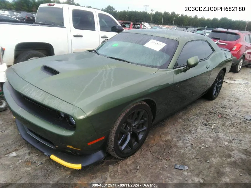 2023 Dodge Challenger Gt VIN: 2C3CDZJG0PH682180 Lot: 40312577