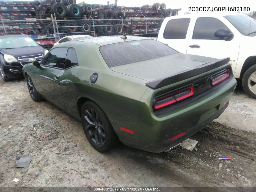 2023 Dodge Challenger Gt VIN: 2C3CDZJG0PH682180 Lot: 40312577