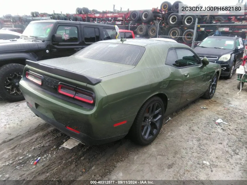 2023 Dodge Challenger Gt VIN: 2C3CDZJG0PH682180 Lot: 40312577