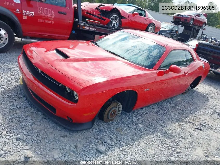 2023 Dodge Challenger R/T VIN: 2C3CDZBT8PH596305 Lot: 40316497