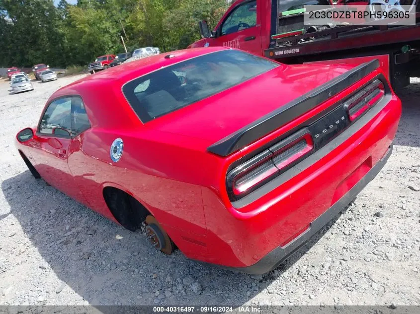 2023 Dodge Challenger R/T VIN: 2C3CDZBT8PH596305 Lot: 40316497