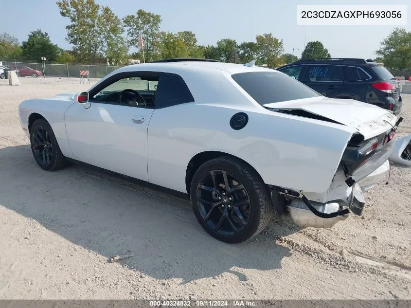 2023 Dodge Challenger Sxt VIN: 2C3CDZAGXPH693056 Lot: 40324832