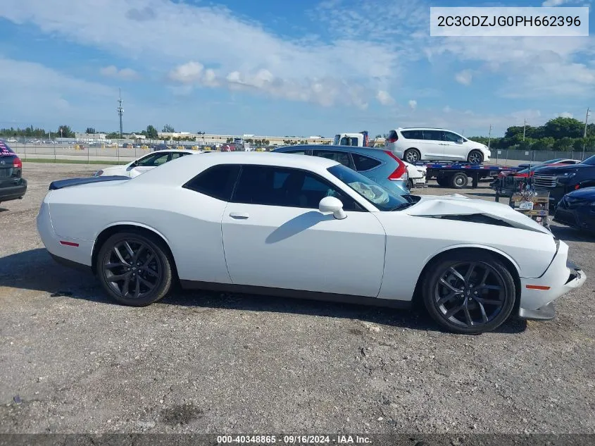 2023 Dodge Challenger Gt VIN: 2C3CDZJG0PH662396 Lot: 40348865