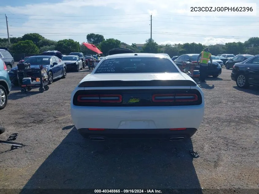 2023 Dodge Challenger Gt VIN: 2C3CDZJG0PH662396 Lot: 40348865