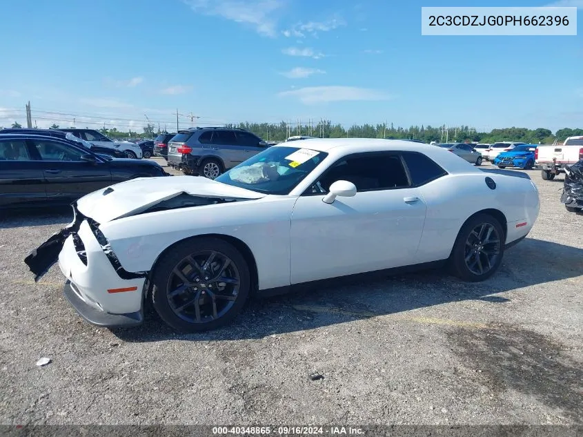 2023 Dodge Challenger Gt VIN: 2C3CDZJG0PH662396 Lot: 40348865