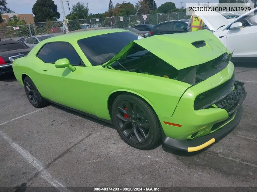 2023 Dodge Challenger Gt VIN: 2C3CDZJG0PH633979 Lot: 40374293