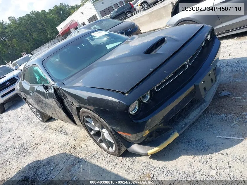 2023 Dodge Challenger Gt VIN: 2C3CDZJG4PH507110 Lot: 40398818