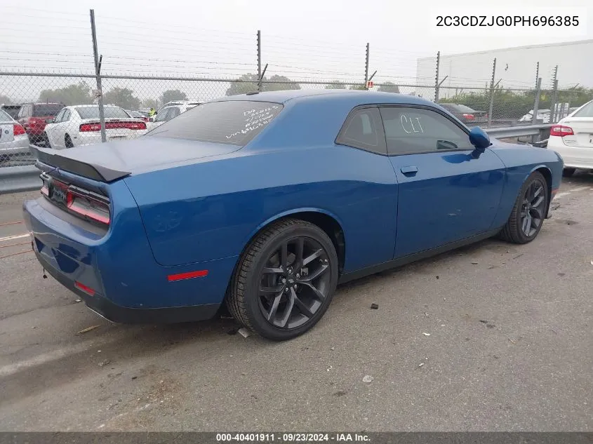 2023 Dodge Challenger Gt VIN: 2C3CDZJG0PH696385 Lot: 40401911