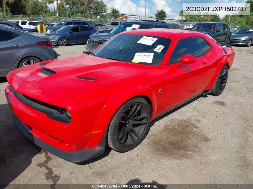 2C3CDZFJXPH502787 2023 Dodge Challenger R/T Scat Pack Widebody