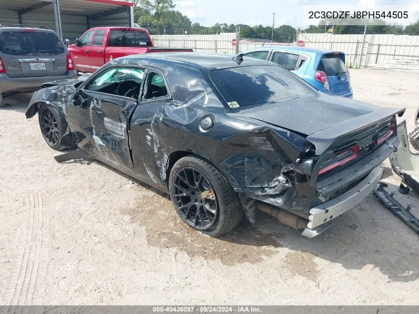 2023 Dodge Challenger R/T Scat Pack VIN: 2C3CDZFJ8PH544505 Lot: 40436087