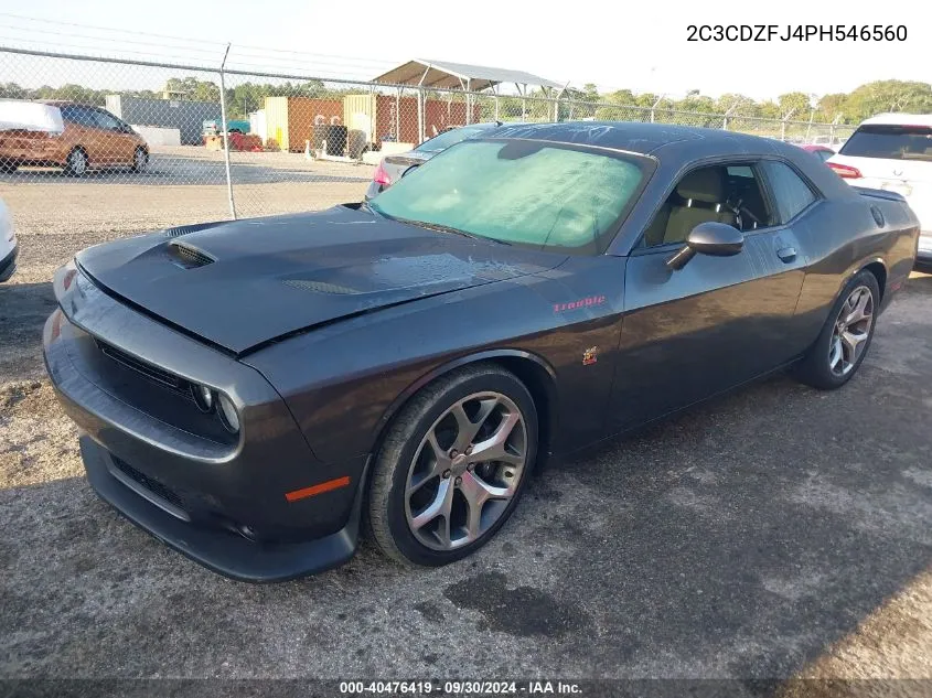 2023 Dodge Challenger R/T Scat Pack VIN: 2C3CDZFJ4PH546560 Lot: 40476419