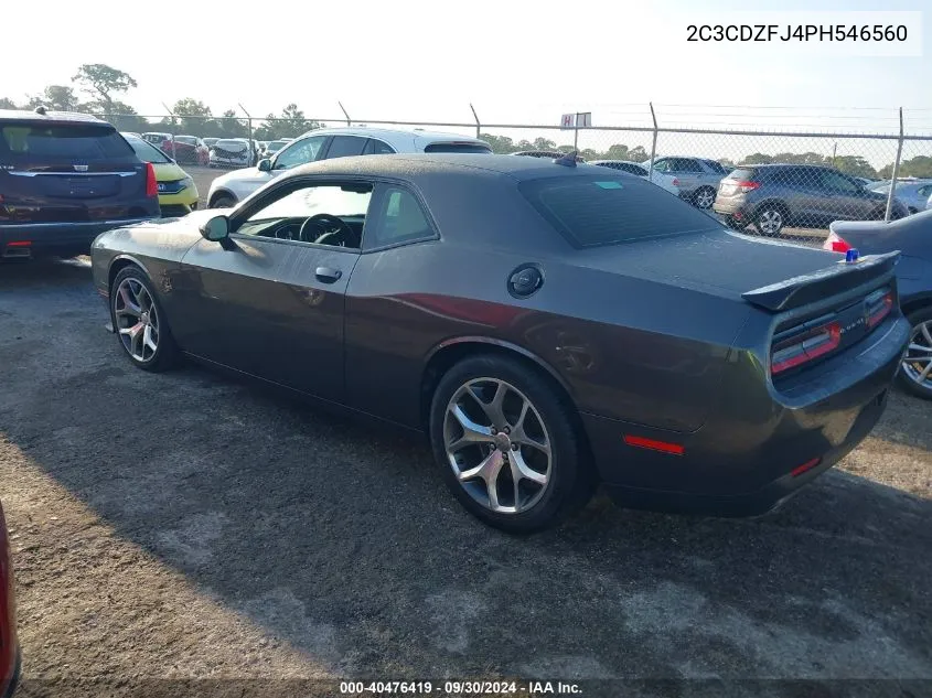 2023 Dodge Challenger R/T Scat Pack VIN: 2C3CDZFJ4PH546560 Lot: 40476419