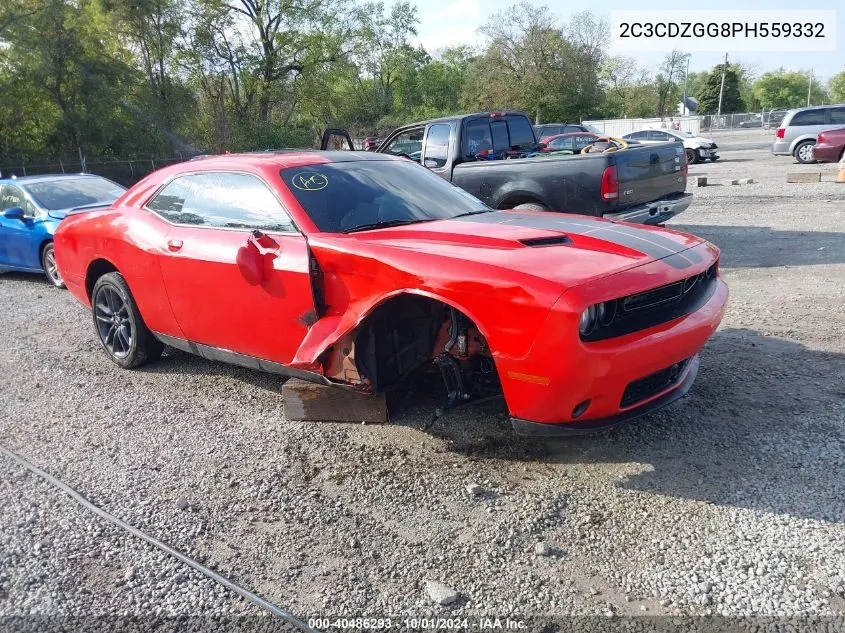 2023 Dodge Challenger Sxt Awd VIN: 2C3CDZGG8PH559332 Lot: 40486293