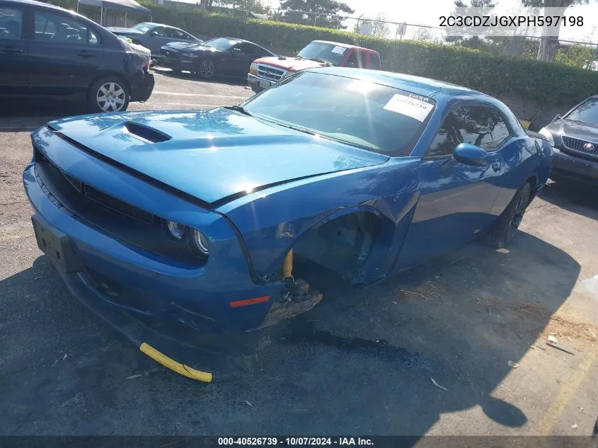 2023 Dodge Challenger Gt VIN: 2C3CDZJGXPH597198 Lot: 40526739