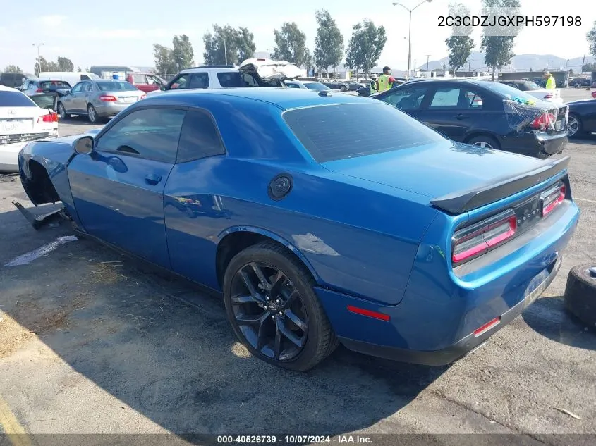 2023 Dodge Challenger Gt VIN: 2C3CDZJGXPH597198 Lot: 40526739