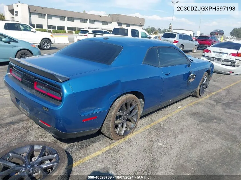 2023 Dodge Challenger Gt VIN: 2C3CDZJGXPH597198 Lot: 40526739