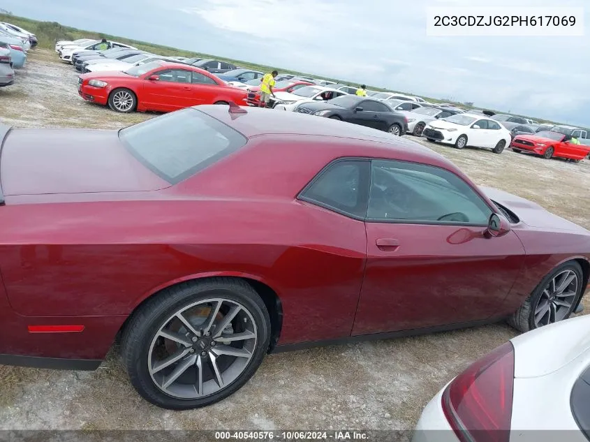 2023 Dodge Challenger Gt VIN: 2C3CDZJG2PH617069 Lot: 40540576