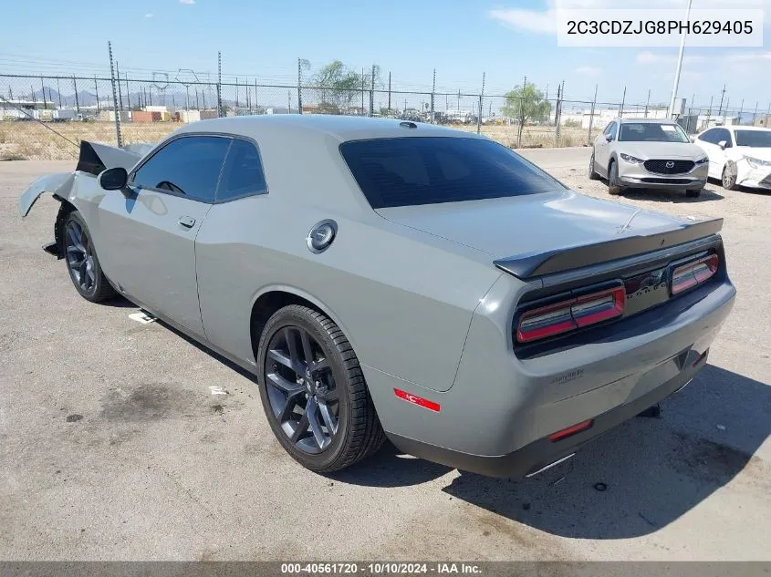 2023 Dodge Challenger Gt VIN: 2C3CDZJG8PH629405 Lot: 40561720