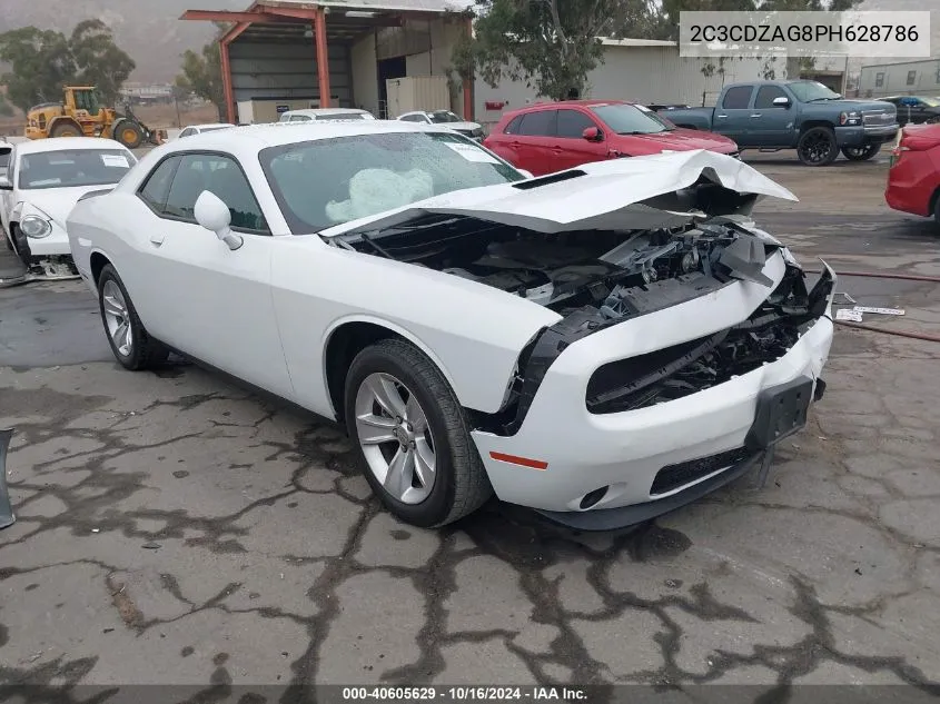 2023 Dodge Challenger Sxt VIN: 2C3CDZAG8PH628786 Lot: 40605629