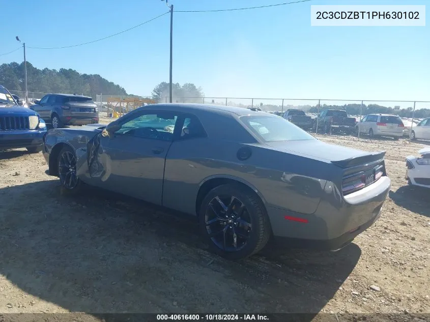 2023 Dodge Challenger R/T VIN: 2C3CDZBT1PH630102 Lot: 40616400