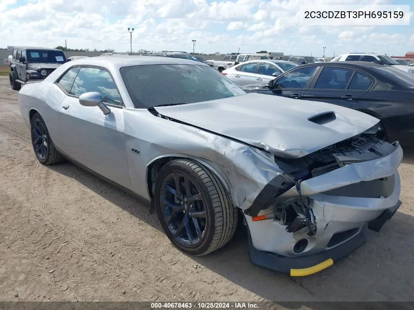 2023 Dodge Challenger R/T VIN: 2C3CDZBT3PH695159 Lot: 40678463