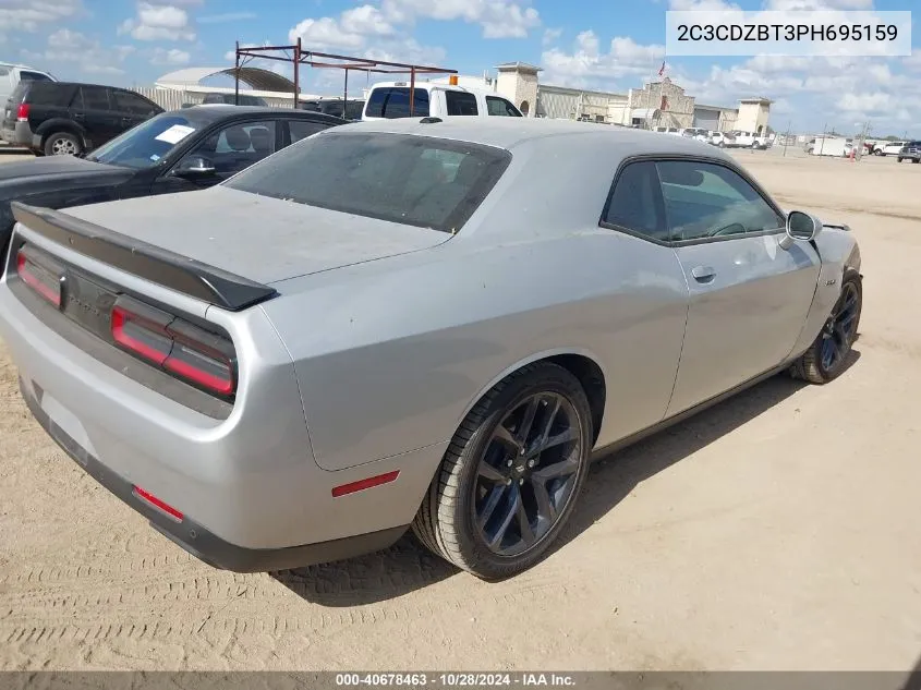 2023 Dodge Challenger R/T VIN: 2C3CDZBT3PH695159 Lot: 40678463