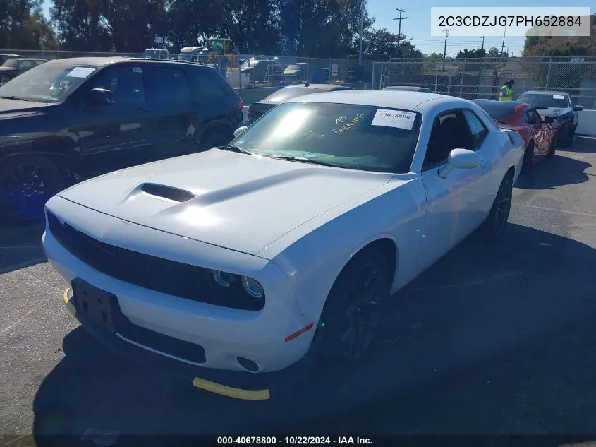 2023 Dodge Challenger Gt VIN: 2C3CDZJG7PH652884 Lot: 40678800