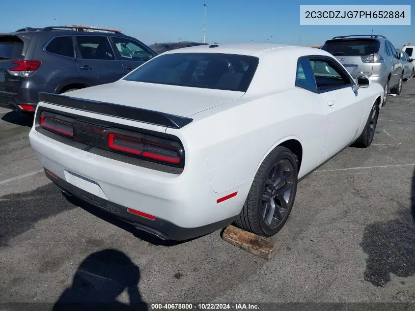 2023 Dodge Challenger Gt VIN: 2C3CDZJG7PH652884 Lot: 40678800